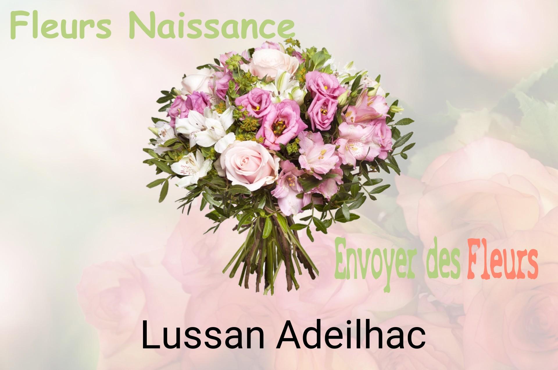 Bouquet de fleurs de naissance livré à Lussan-Adeilhac